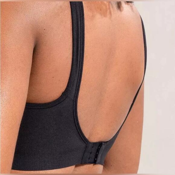 Truekind Daily Comfort Wirefree Shaper Bra BLACK Support Stretch NWT XL - Picture 6 of 8